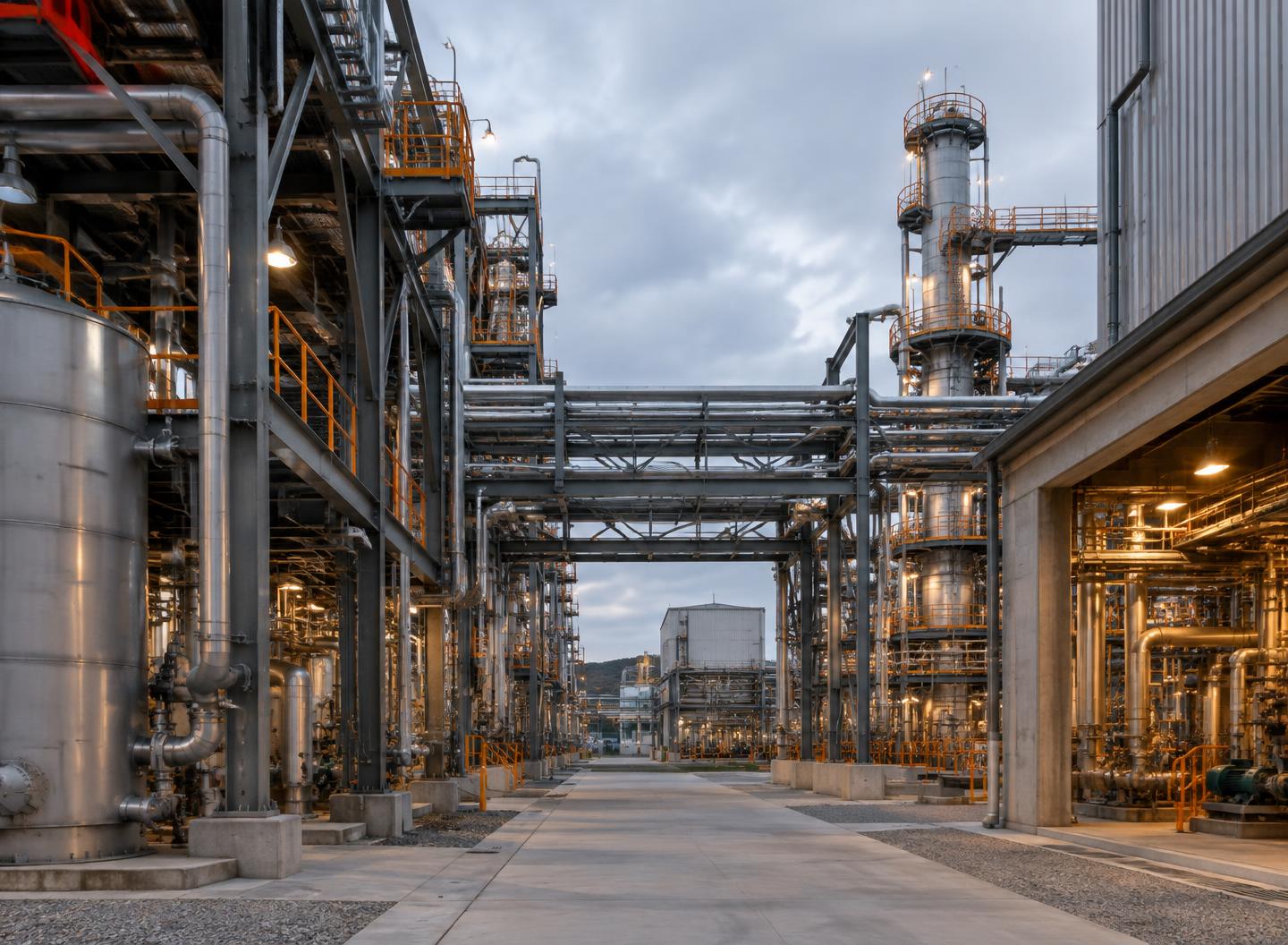 Organized European industrial facility